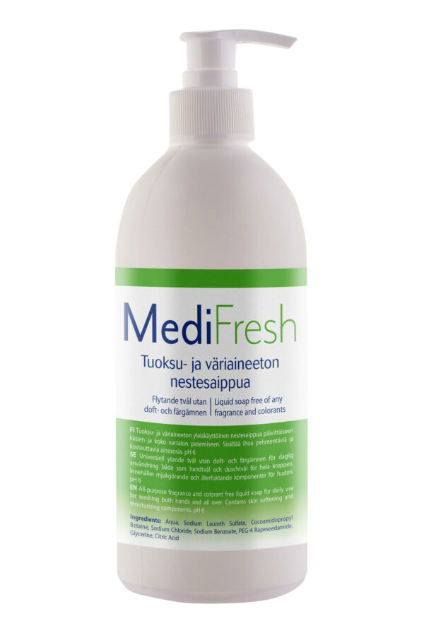 Medifresh Tuoksu- ja väriaineeton nestesaippua